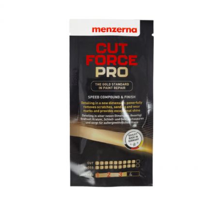 Menzerna CUT FORCE PRO, durva + közepes + végső paszta, Minta: 20ml