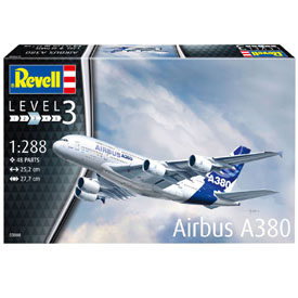 Revell Airbus A380 Modellező készlet Repülőgép 1:288, 47 darabos