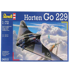 Revell Horten Go-229 Modellező készlet Repülőgép 1:72, 70 darabos