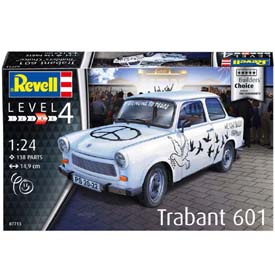 Revell Trabant 601S "Builder's Choice" Modellező készlet Autó 1:24, 138 darab