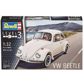 Revell VW Beetle (Kafer) Model Set autó 1:32, 24 darabos