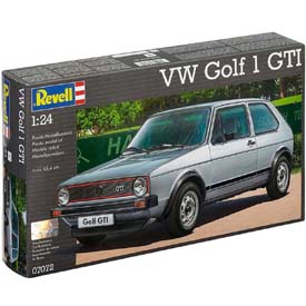 Revell VW Golf 1 GTI Modellező készlet Autó 1:24, 121 darab