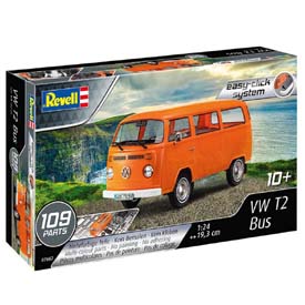 Revell VW T2 Bus Modellező készlet Autó 1:24, 109 darab