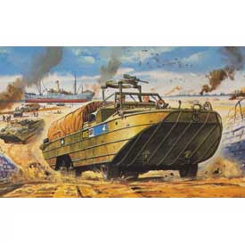 Airfix DUKW Vintage military Set Modellező készlet páncélozott kétéltű 1:76, 50 darab