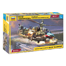 Zvezda Orosz támadó helikopter KAMOV KA-52 "Alligator" Modellező készlet helikopter 1:48, 385 darab